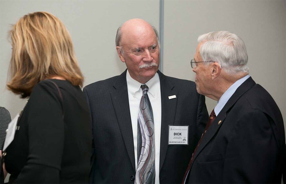 Dick Perrin (Bellwether Class of 2014) with Derwood Dunbar (Bellwether Class of 2011).