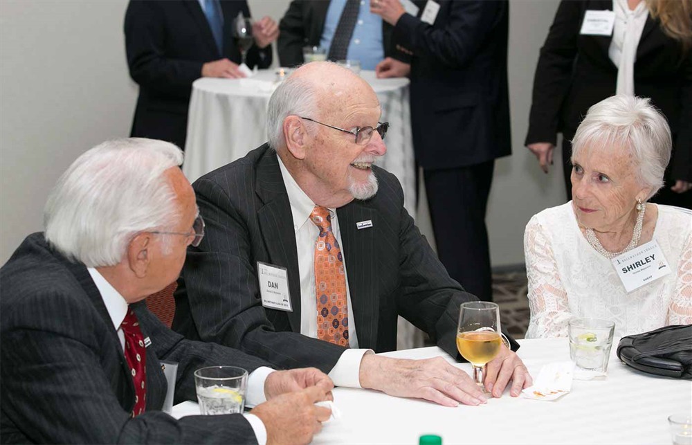 Dan Dryan (Bellwether Class of 2011), Dan Mayworm (Bellwether Class of 2010) and wife Shirley Mayworm.