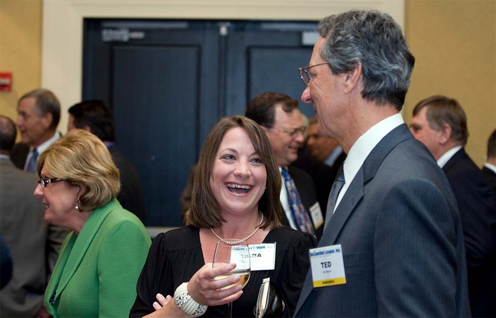 Tara Cunningham shares a family moment with father and Bellwether Class of 2010 Honoree Ted Almon.