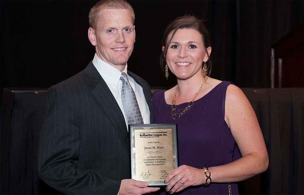 Mercy Health/St. Rita’s Jason Hays (Future Famers Class of 2015) with wife Jessica Hays.