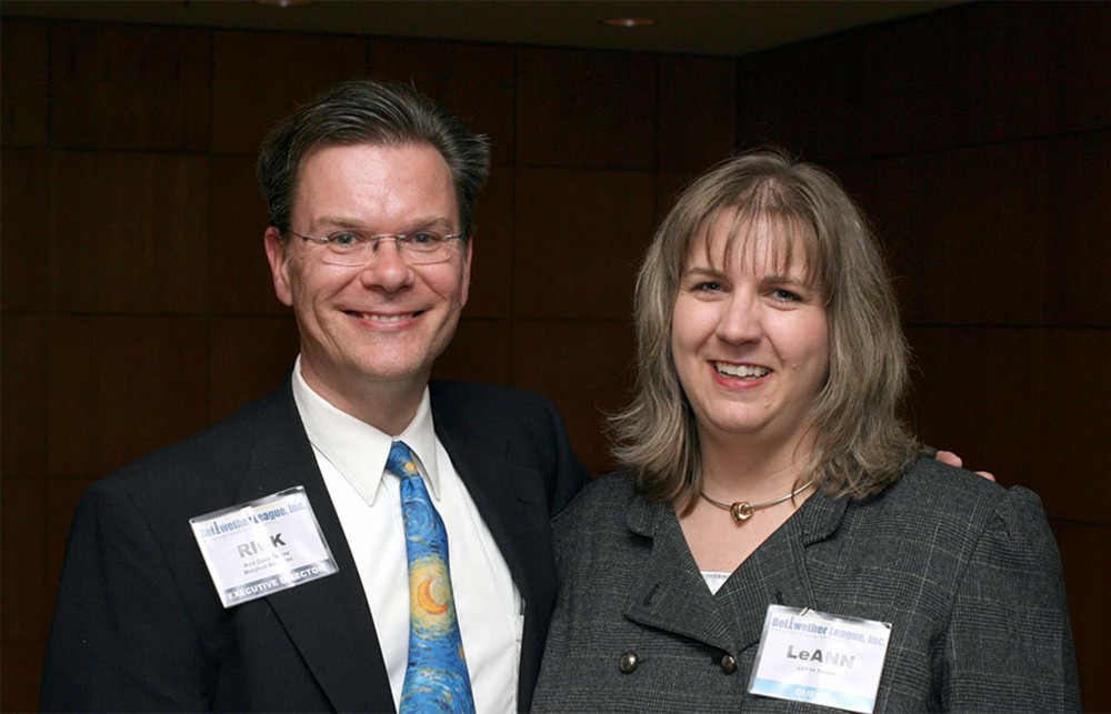 Bellwether League Executive Director Rick Dana Barlow and wife LeAnn Barlow