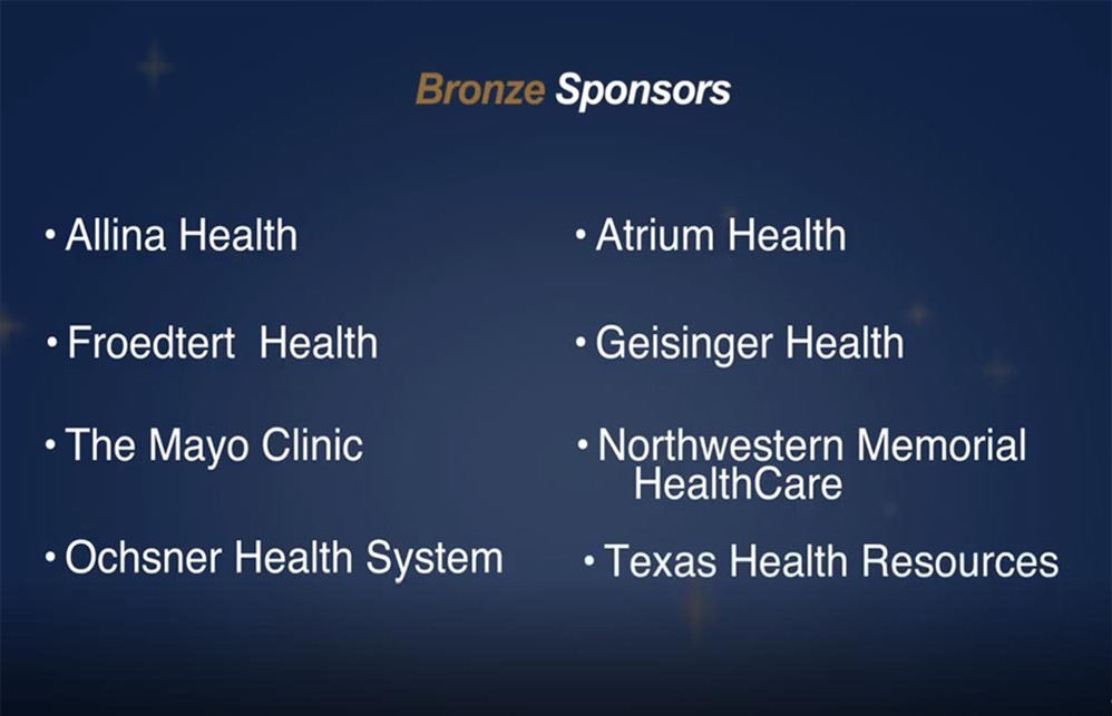 SUSTAINING SPONSORS: Bronze Sponsors